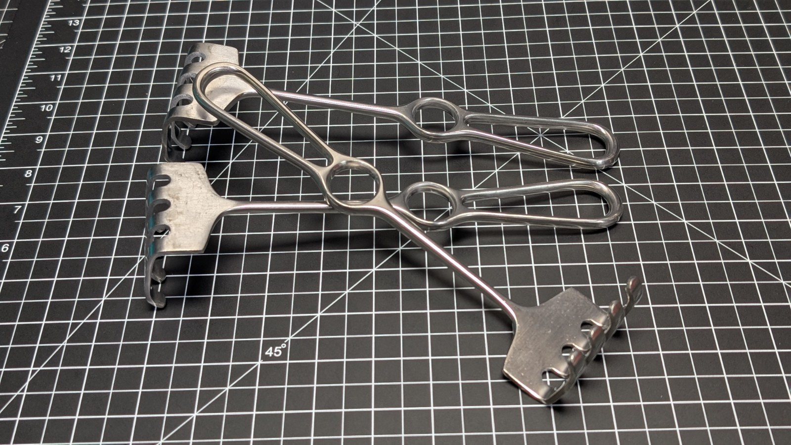 Jarit 200-318 Ollier Rake Retractor 4-Prong Blunt, 9" zimmer 3085 codman 50-4253