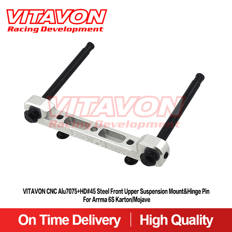 Vitavon  CNC Front Upper Suspension Mount&Hinge Pin For Arrma 6S Kraton/Mojave