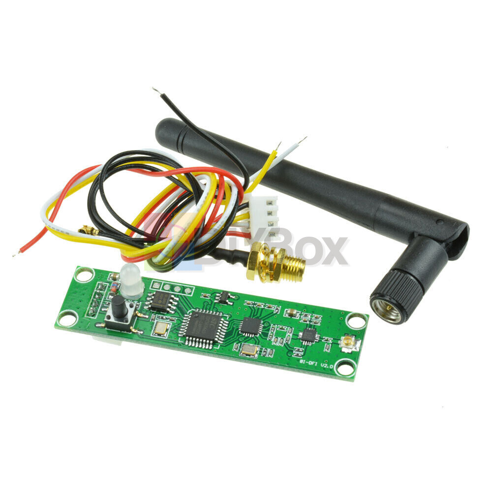 Wireless DMX512 PCB Modules Board LED Controller Transmitter/Receiver w/Antenna