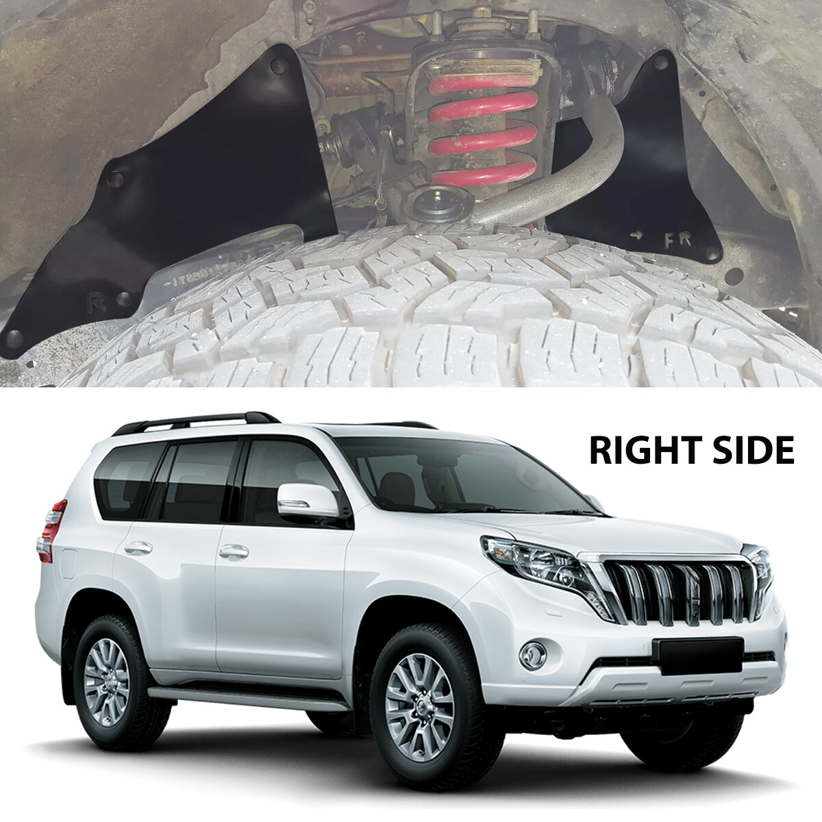 4PCS Splash Guard Fender Liner Shield for Lexus GX460 GX470 Toyota 4Runner 03-22