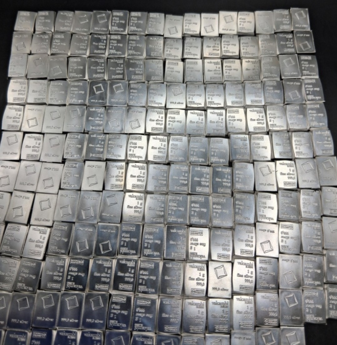 1 gram Silver Bar - Valcambi - Pure 99.9% Silver