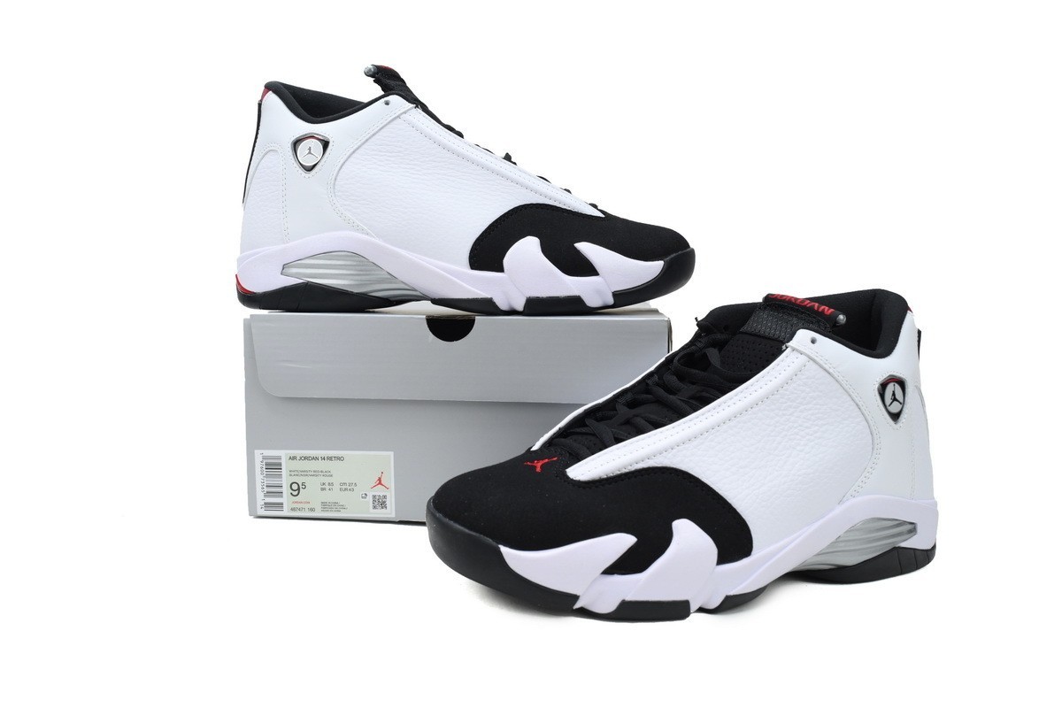 Jordan 14 Retro Black Toe (2024) 487471-160 All Size US 7-12 MEN'S