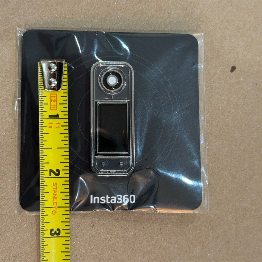 Insta360 lapel pin pinback, 2" x 0.75", NEW