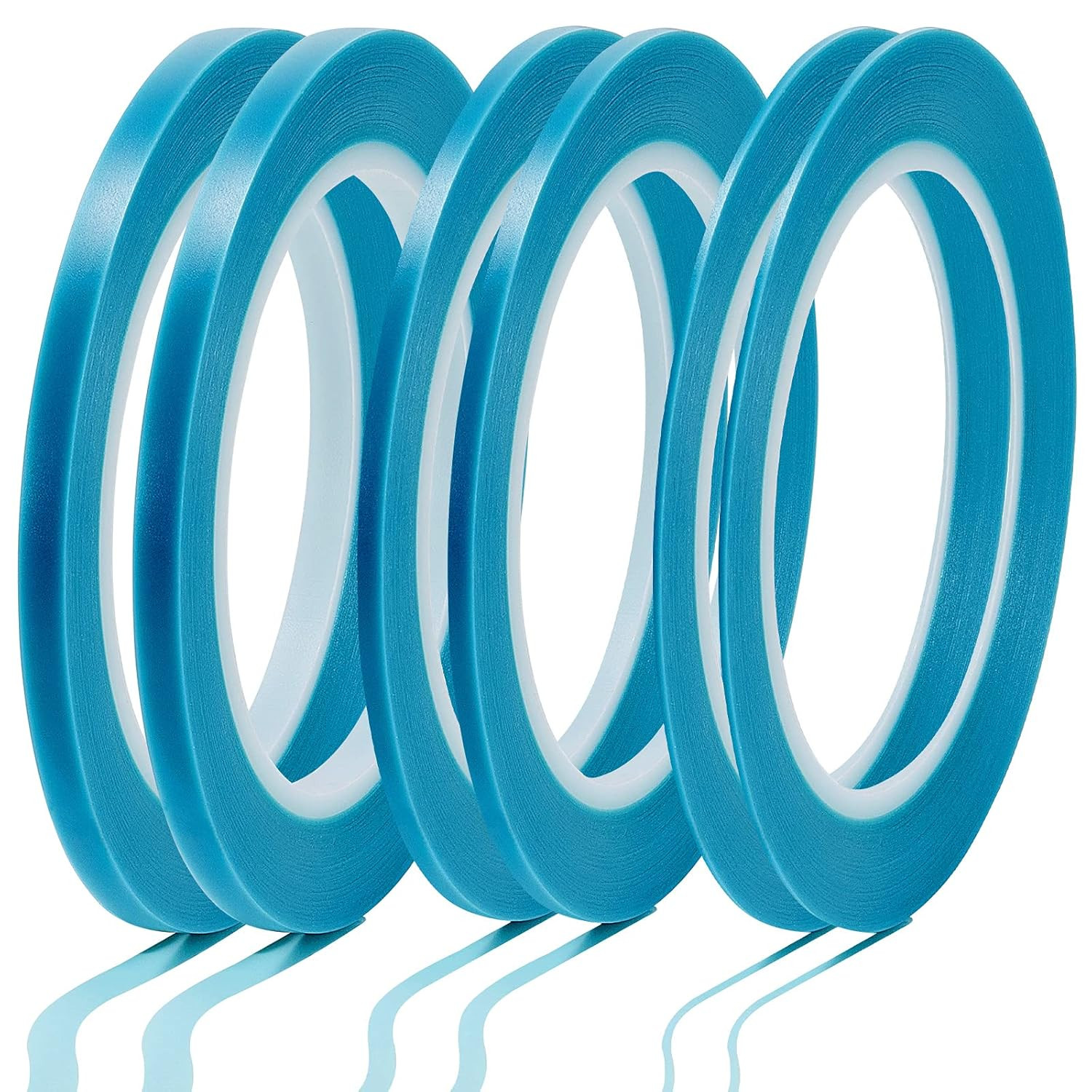 6 Pcs Vinyl Pinstripe Tapes Masking Painter Tapes High Temperature Low Tack Auto