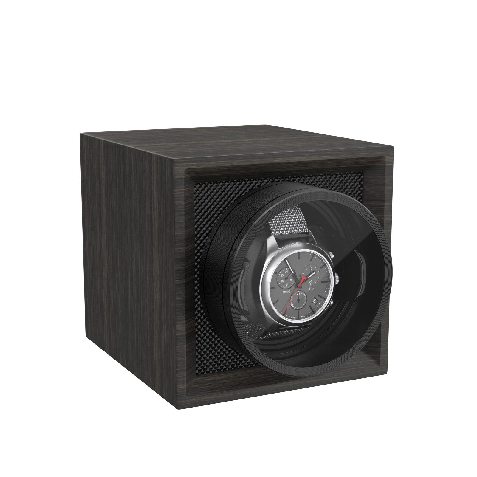 Automatic Single Watch Winder Box Display Storage Case Quiet Mabuchi Motor Gift