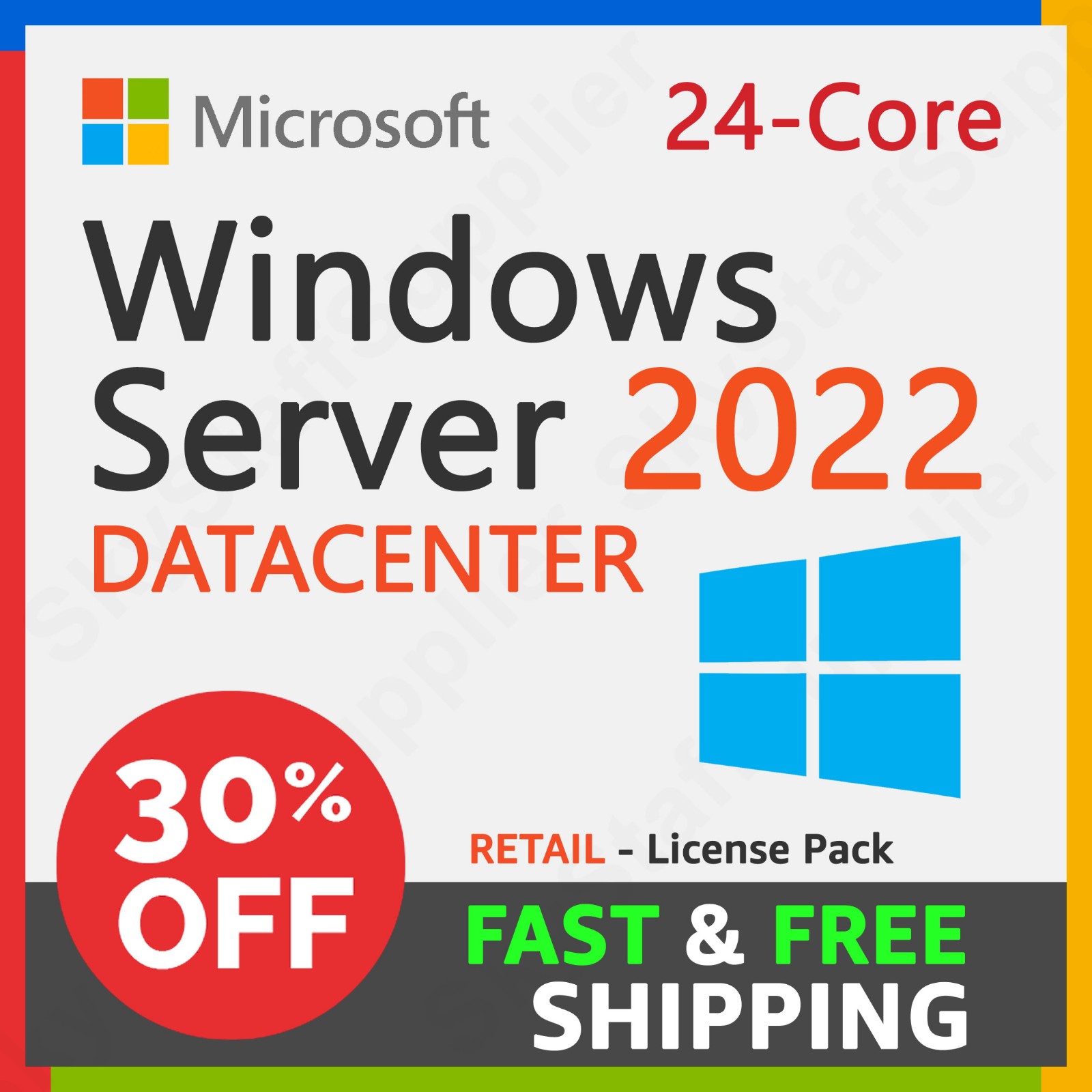 Windows Server 2022 DATACENTER 24 Core License Pack + 50 ACCESS CALs - BRAND NEW