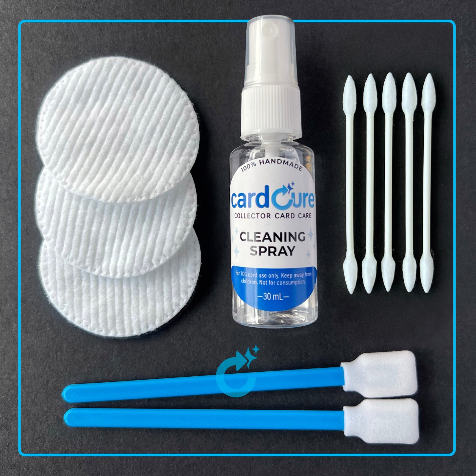 CardCure Card Cleaning Spray Kit - Pokemon OP Sports TCG Dent Kurts Repair Care