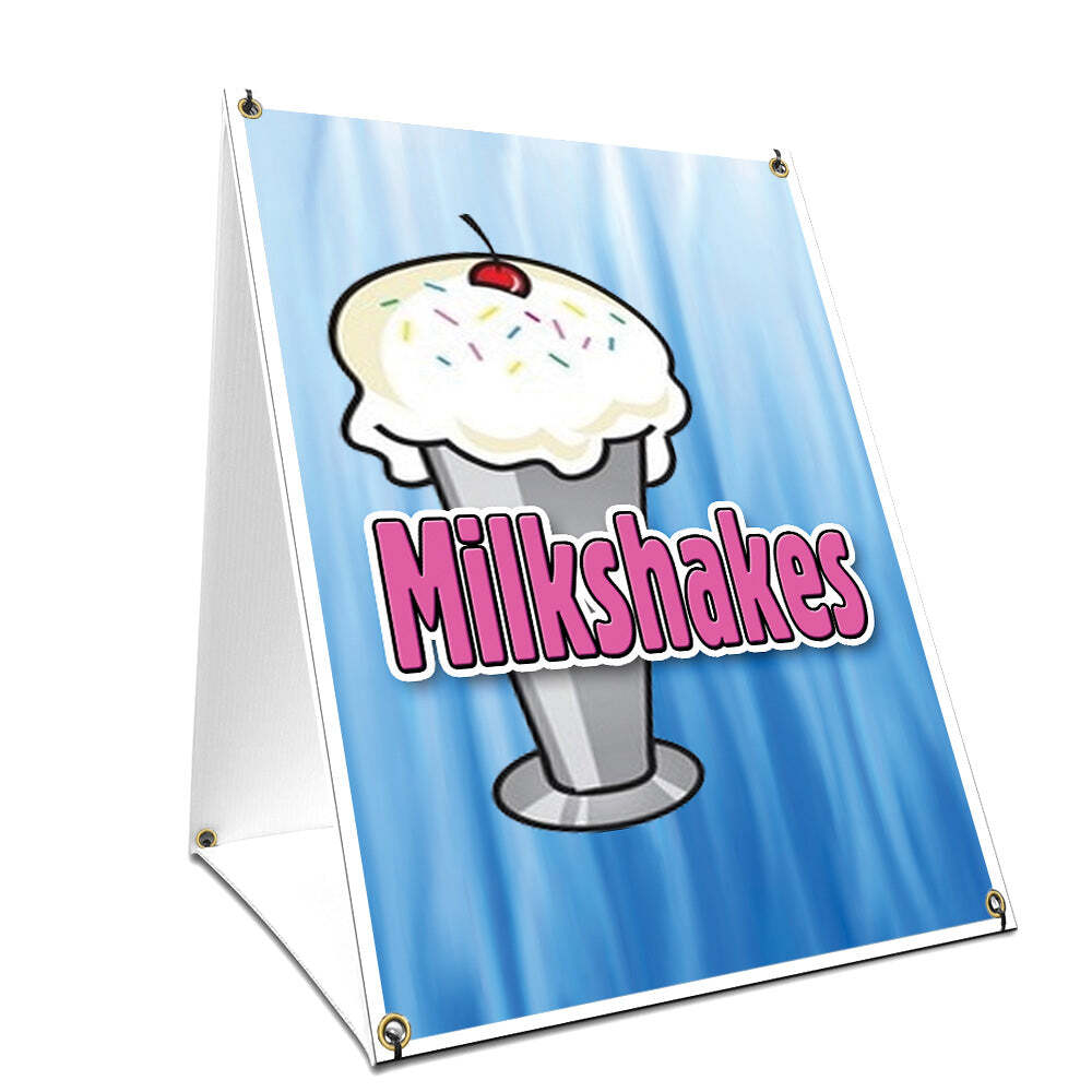 Milkshakes Yard Sign & Stake outdoor plastic coroplast window