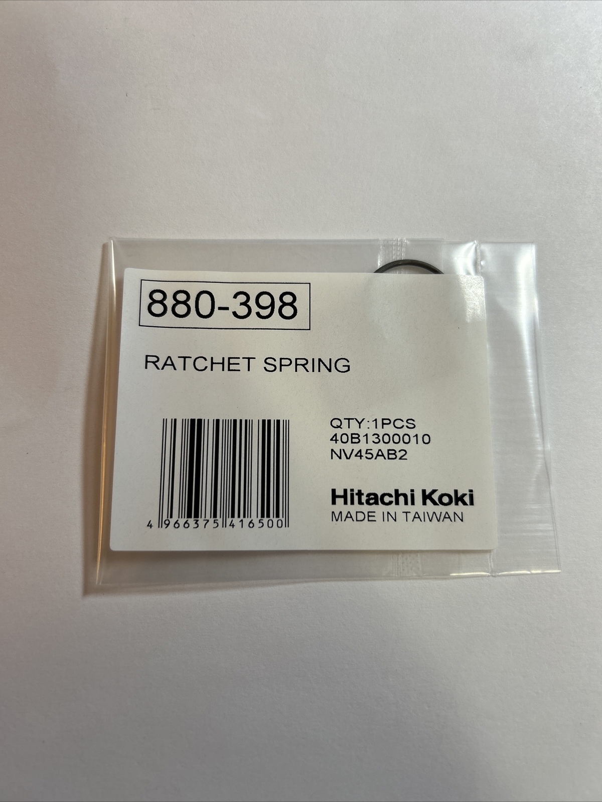 HITACHI 880-398 RATCHET SPRING NV45B2 METABO NEW NIB