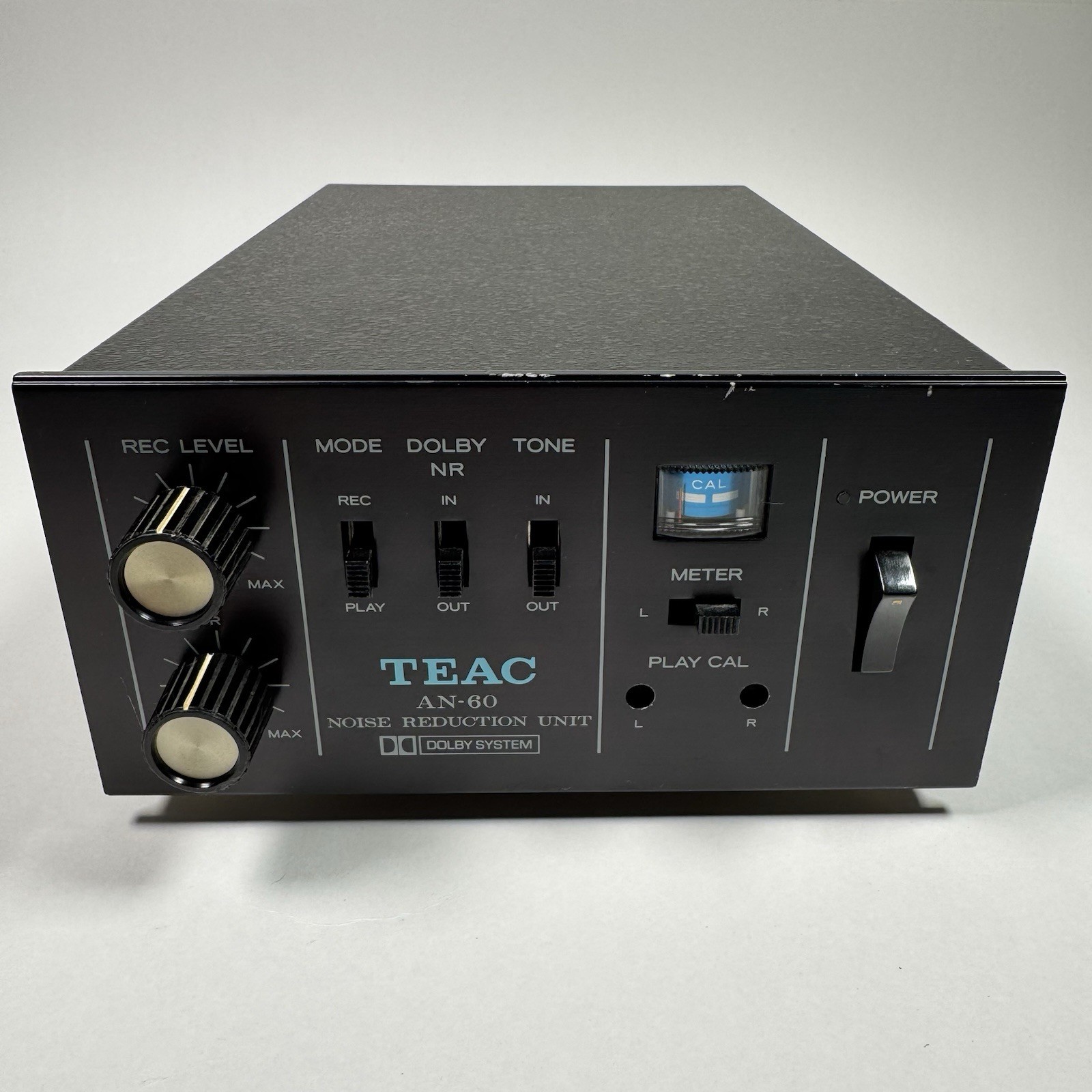 TEAC AN-60 Tape Noise Reduction Dolby System Unit Powers On