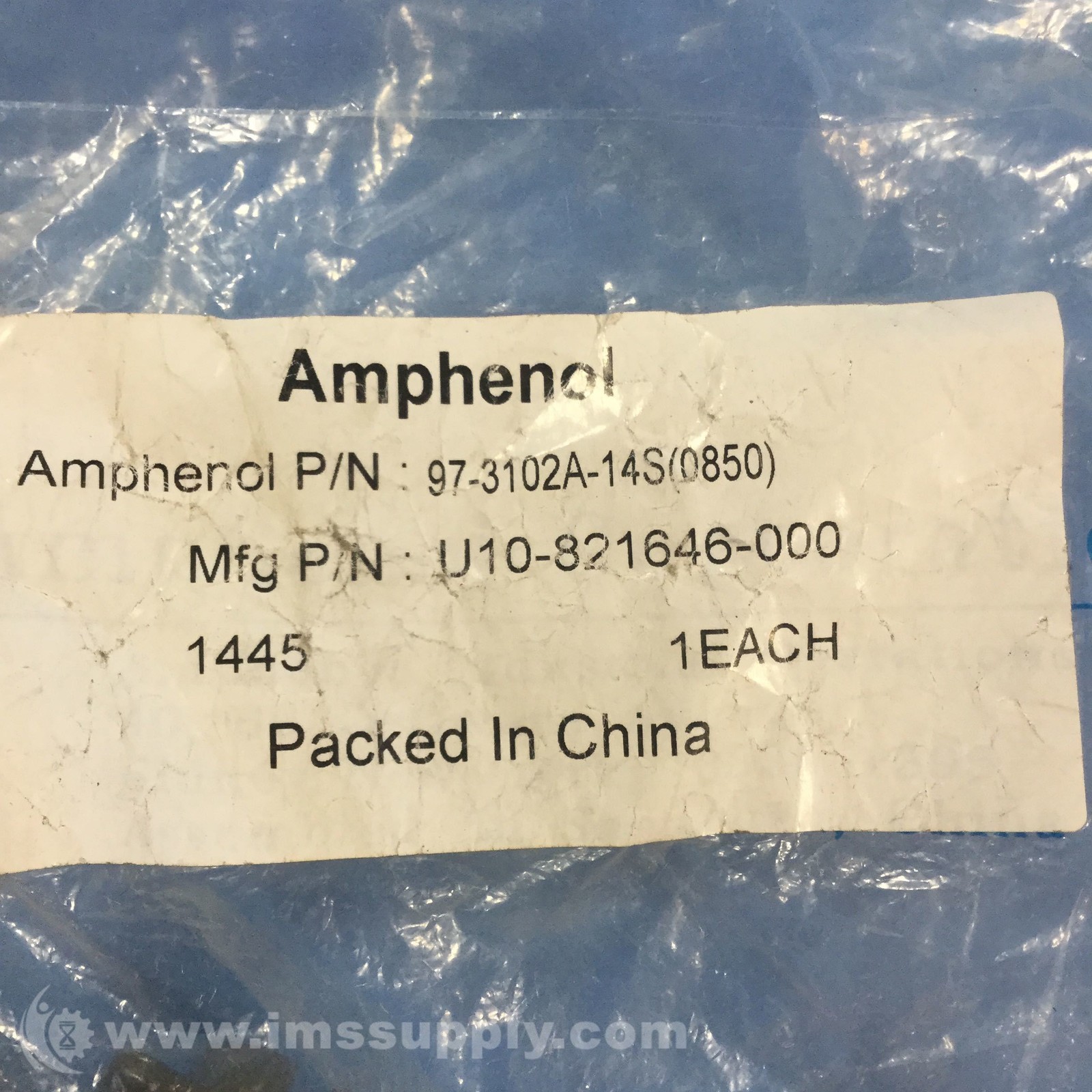 Amphenol 97-3102A-14S(0850) Circular Shell Connector FNIP