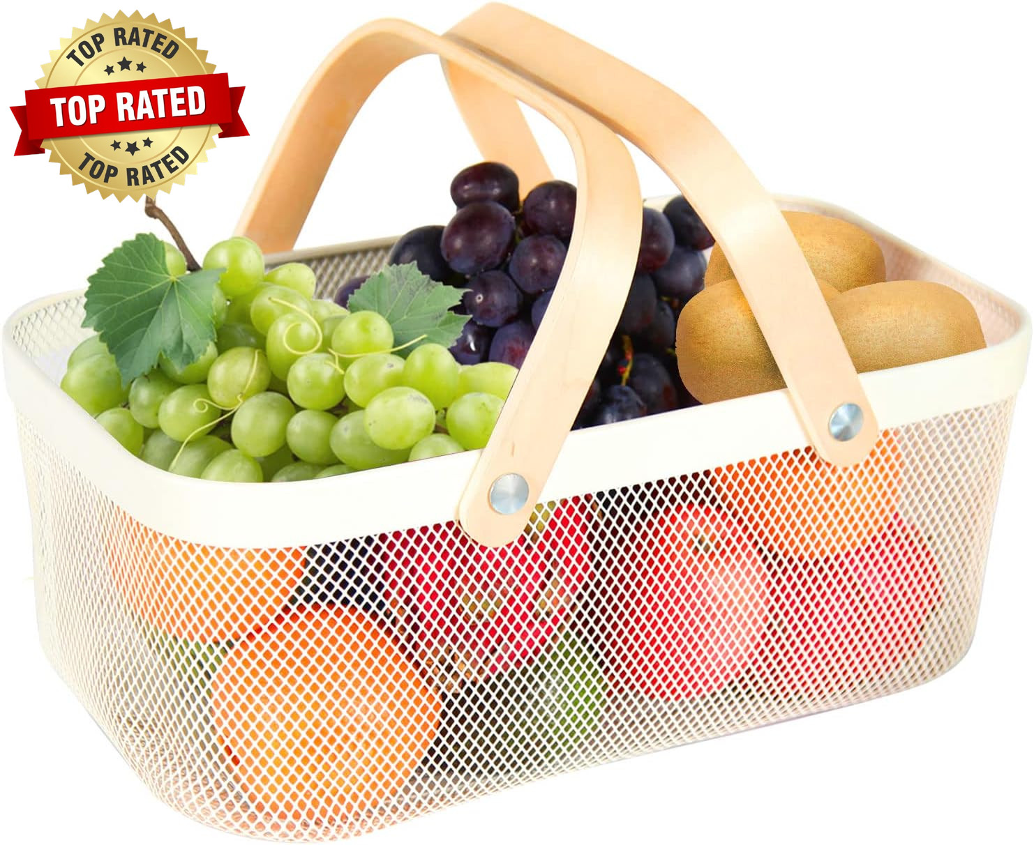 Garden Harvest Basket,Delicate Harvest Basket for Garden Vegetables,Practical Me