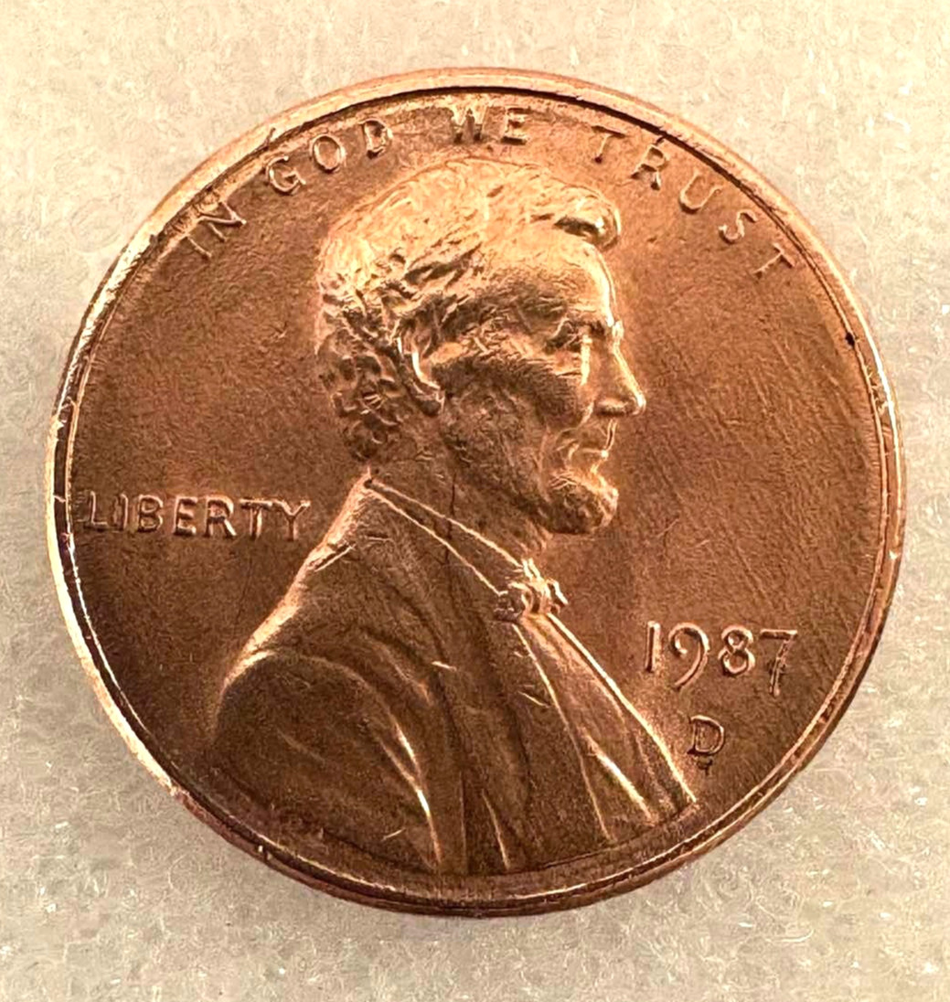 1987 D Lincoln Cent "Rail-Rim" Off-center "Radiating Rims" Die errors & More