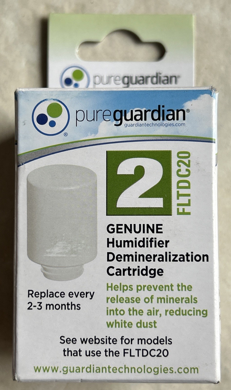 ****** NEW PureGuardian Humidifier Demineralization Cartridge 2 - FLTDC20 ******