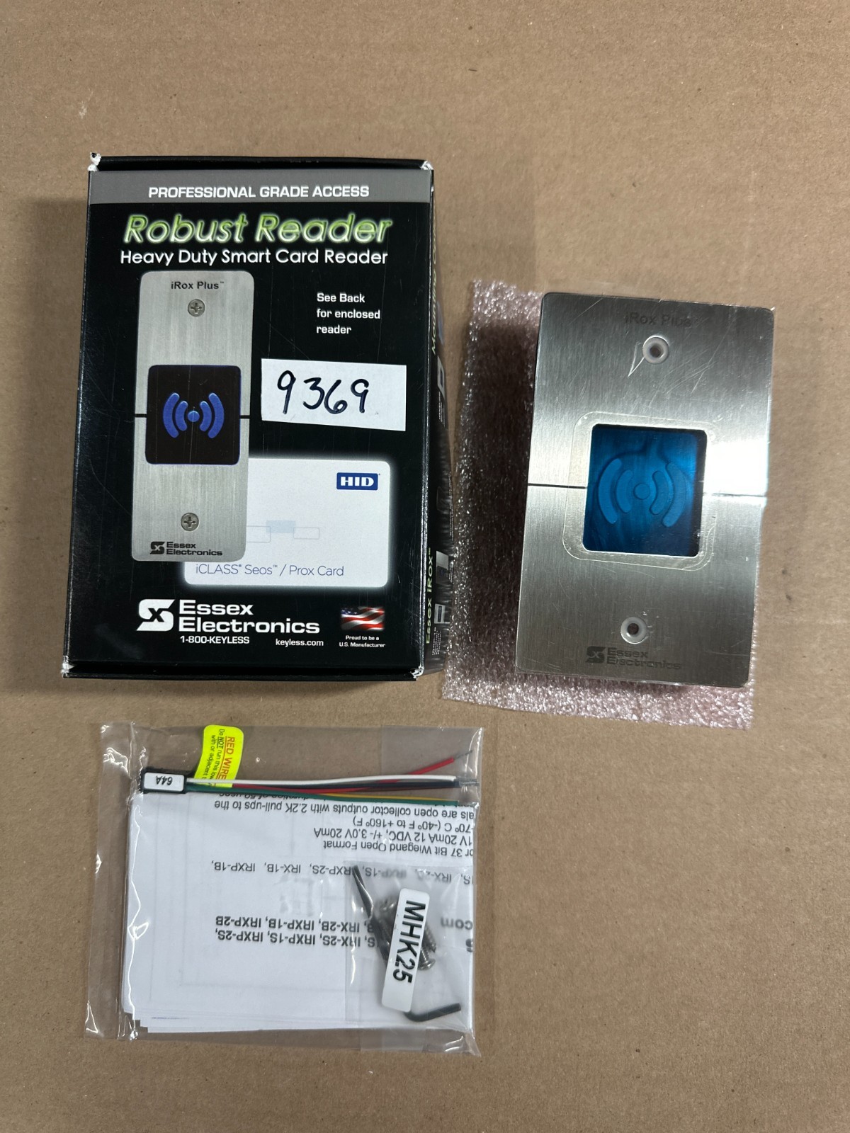 ESSEX ROBUST READER HEAVY DUTY SMART CARD READER IRXP-2S