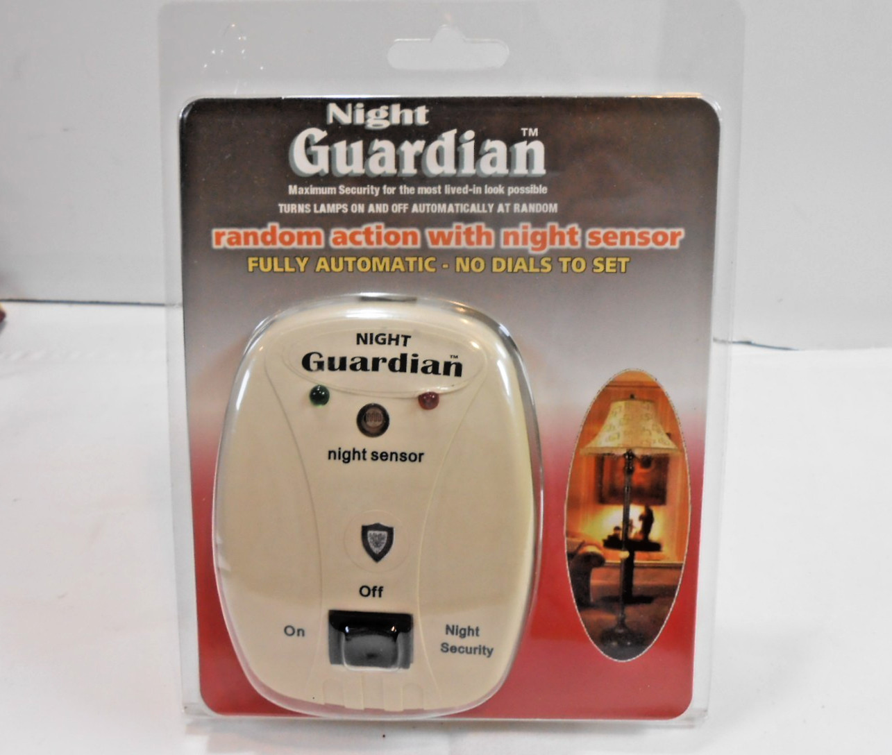 Night Guardian Fully Automatic Night Sensor Night Security Turn Lamps On/Off NEW