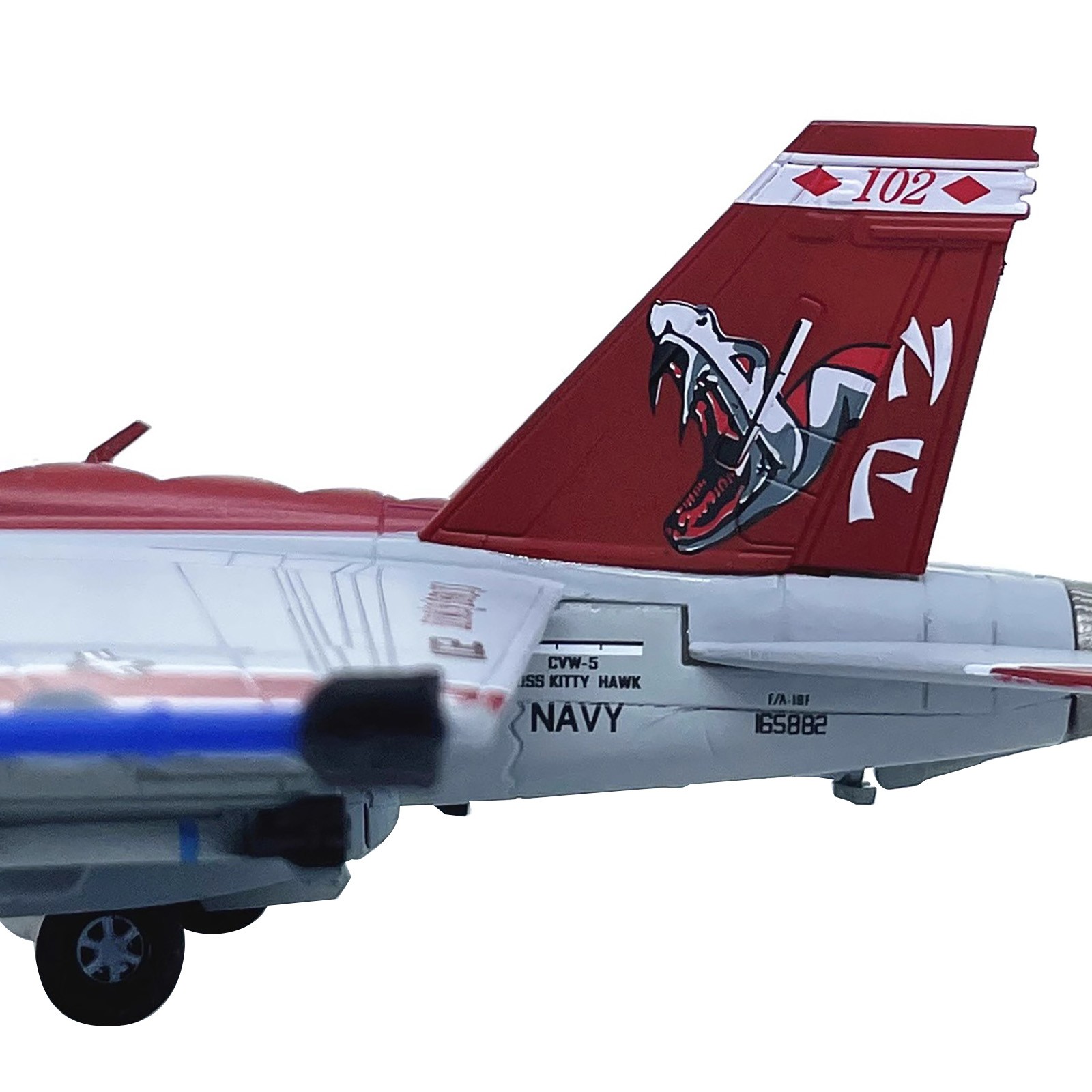 F/A-18 Super Hornet Strike Fighter VFA-102 Diamondbacks Model Plane