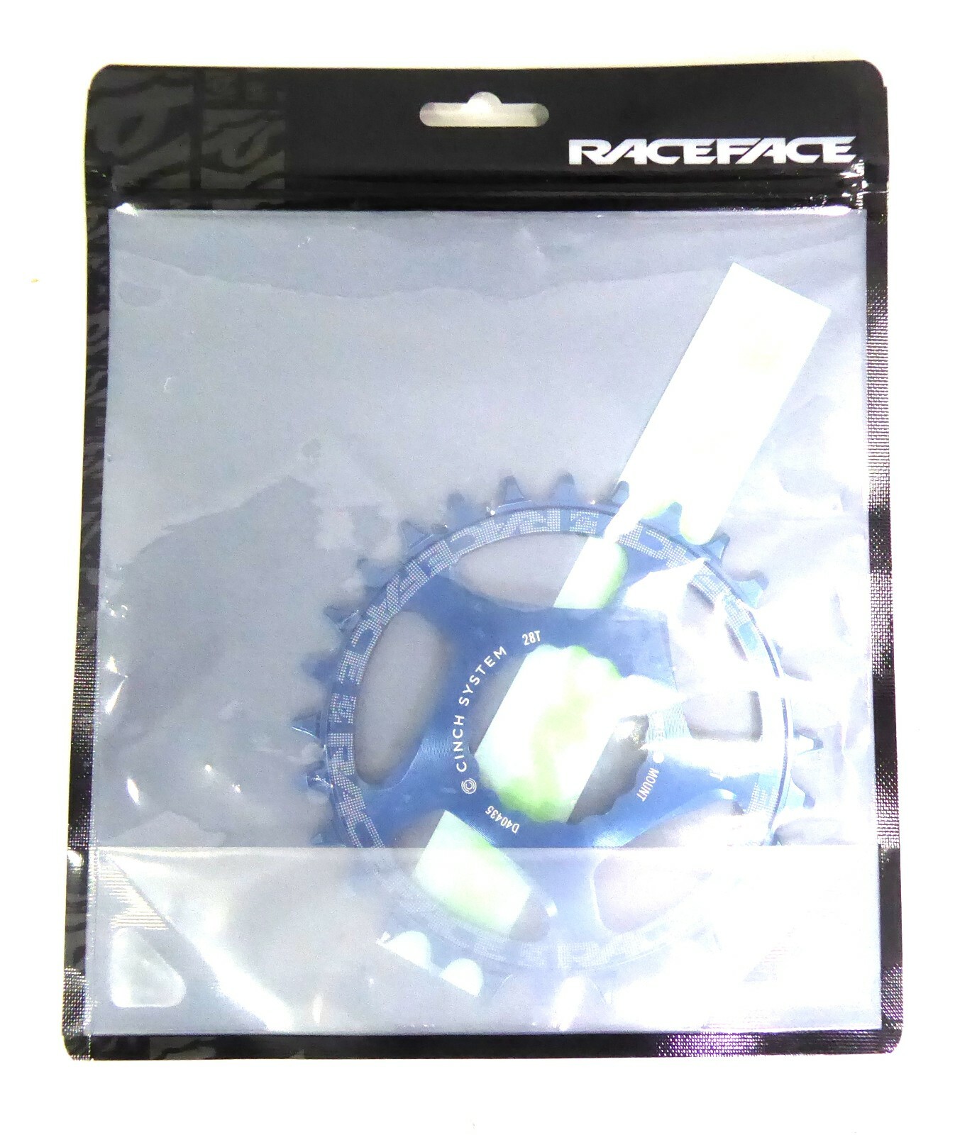 Race Face, Cinch Direct Mount, 28T Chainring, 9-12sp Blue