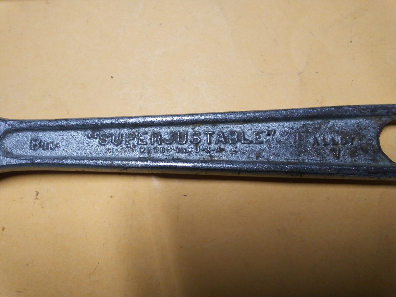 3 EA J.H. ARMSTRONG ADJUSTABLE WRENCHES : AB-10 & 2EA 8" SUPERADJUSTABLE NICE