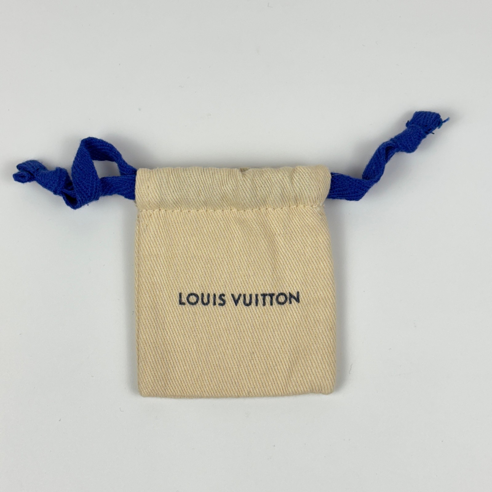 Auth Louis Vuitton Small Jewelry Dust Bag Drawstring Style j85