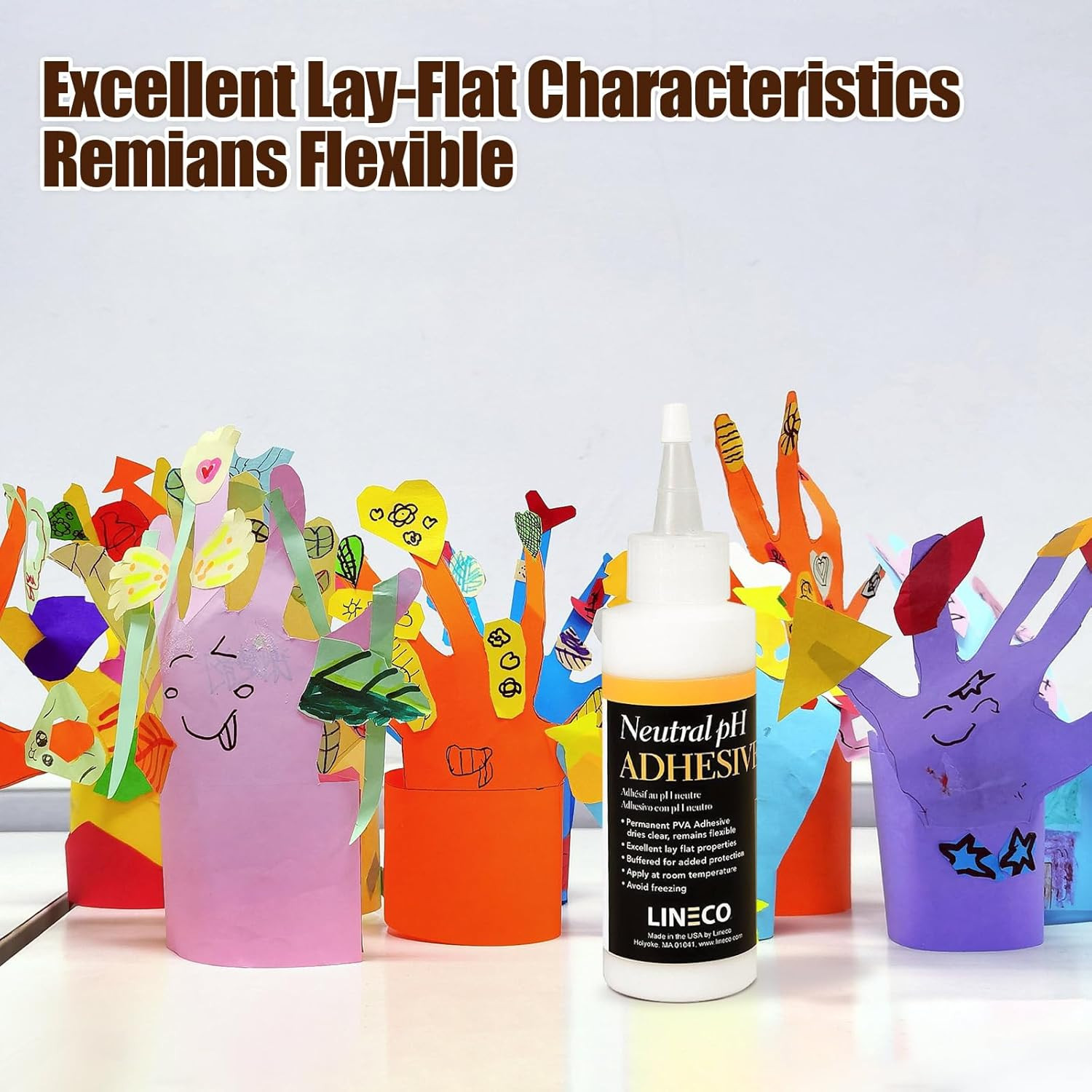 Neutral Ph Adhesive, 4 Oz, Acid-Free, All-Purpose Glue, Dries Clear and Remains