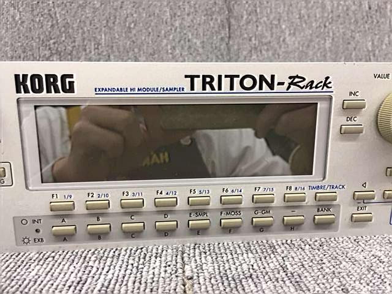 KORG TRITON RACK SYNTHESIZER sound source module multitimbral Tested