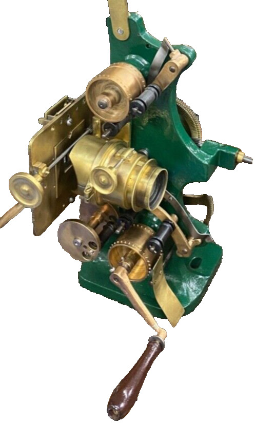 Urban Bioscope 35mm Projector Mechanism #1  Fully restored Circa about 1905