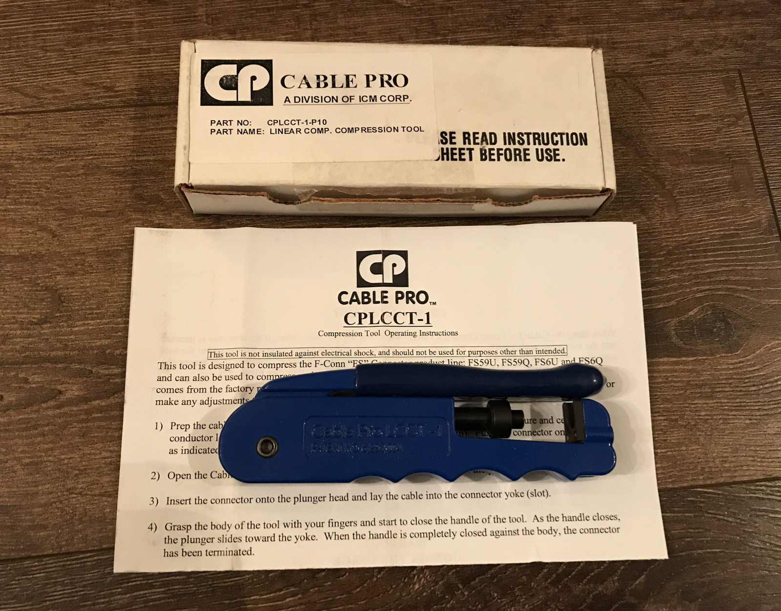 NEW Cable Pro/Digicon BNC Connector Assembler Tool (LCCT-1) FREE SHIPPING.