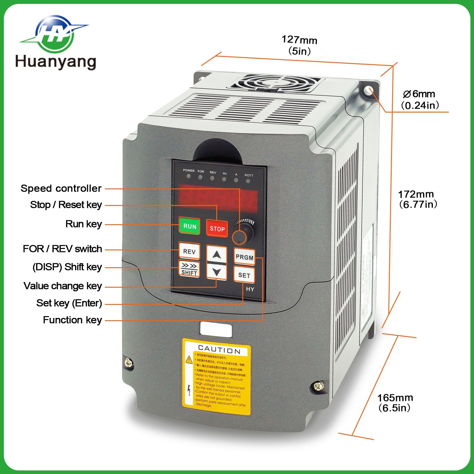 Vfd Convertervariable Frequency Drivesingle Phase 110v Input for Power เนยเ...