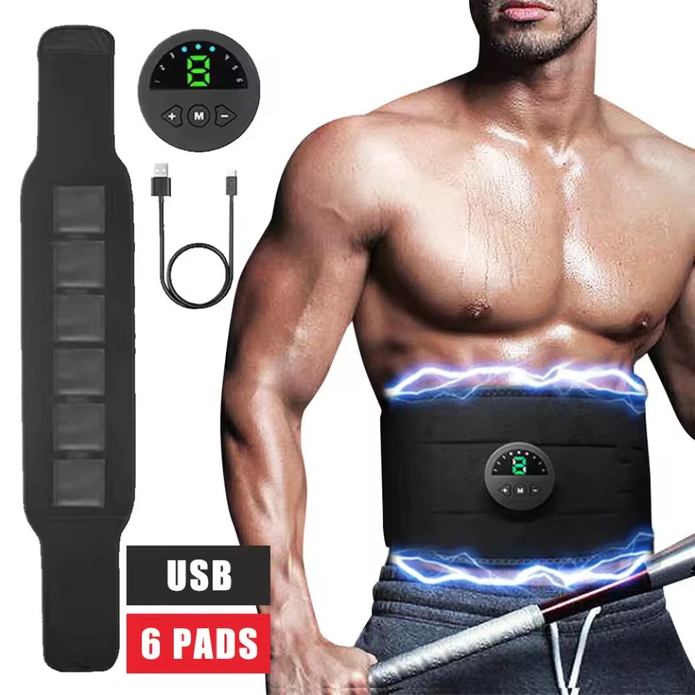 2026 Muscle Stimulator EMS Ab Trainer Tens Men Portable Stimulater Abs Massager