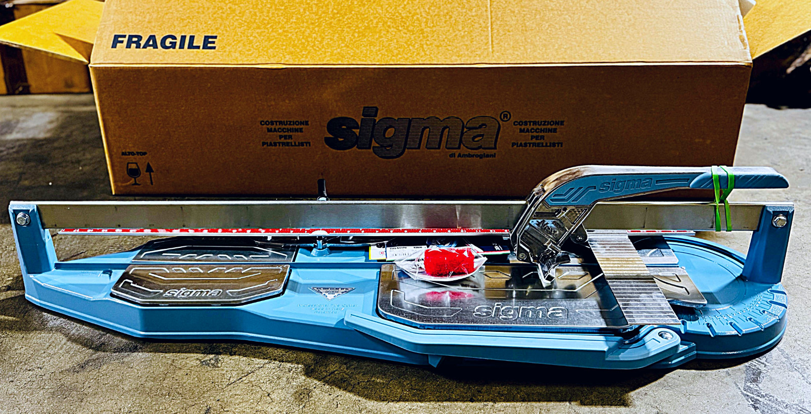SIGMA 4DN 37" Tile Cutter +Extra Scoring Wheel & 4.5" Multi Blade SHIPS FROM USA