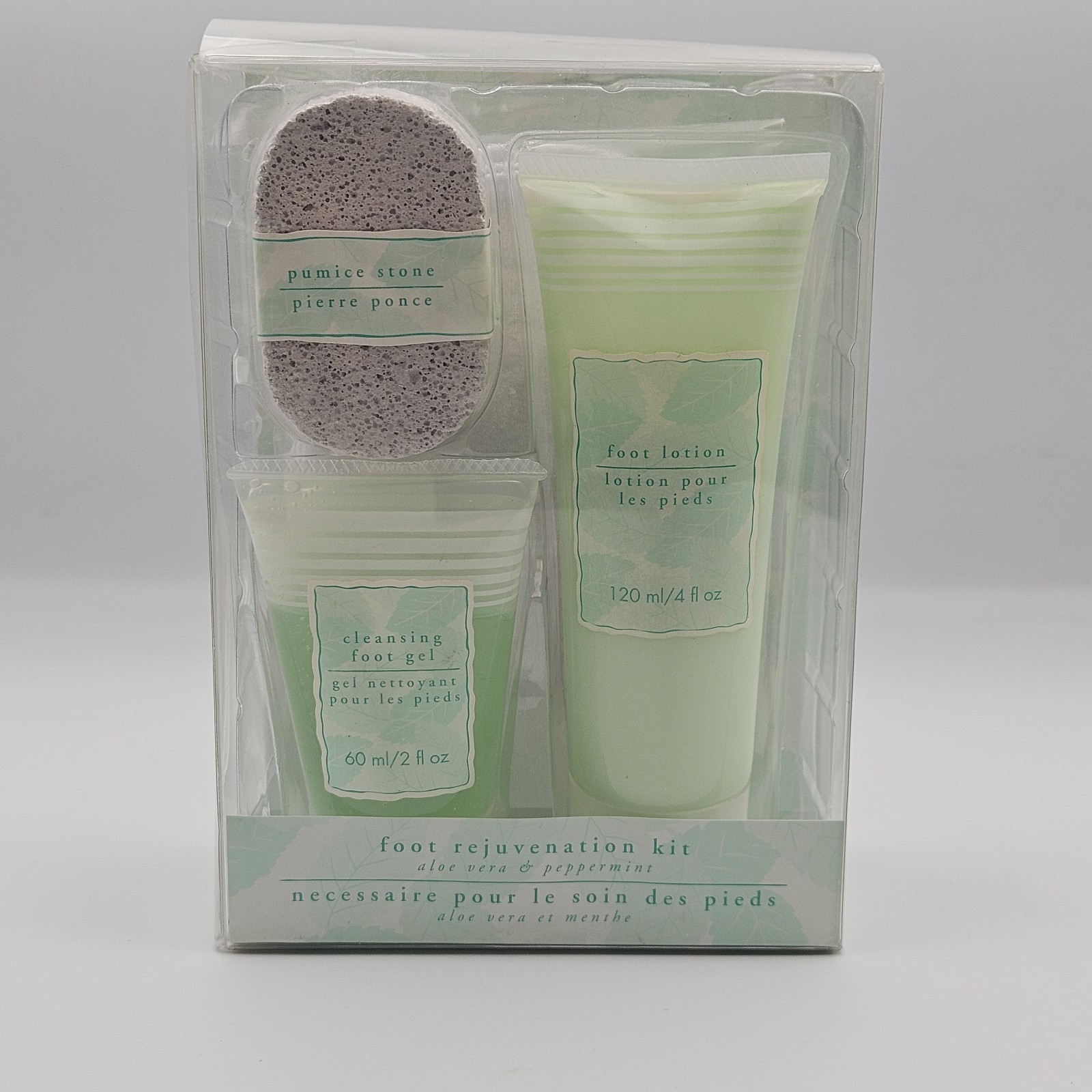 RARE Pier 1 Imports Foot Rejuvenation Kit Aloe Vere And Peppermint
