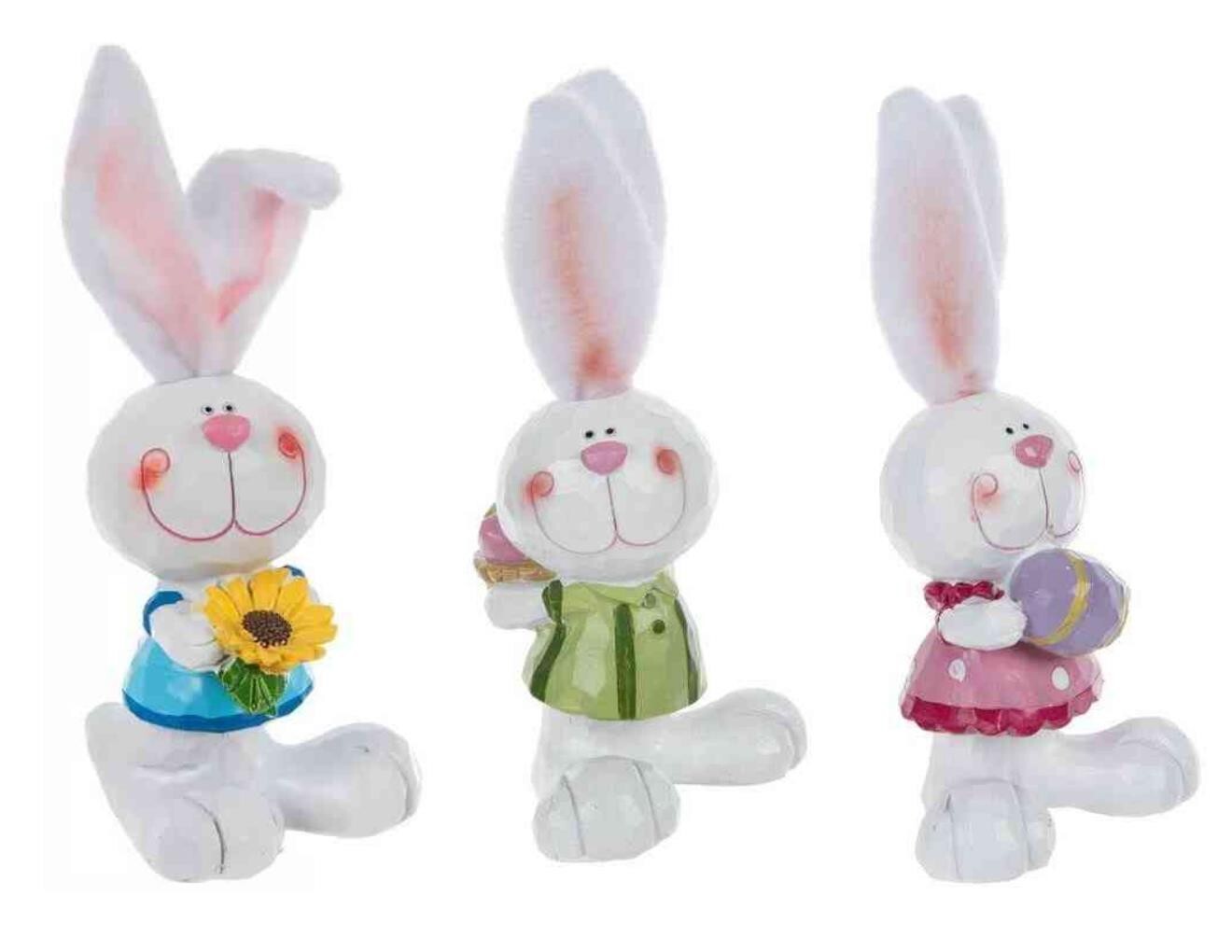 Easter Bunny Figure - Set of 3 -  GREAT QUALITY