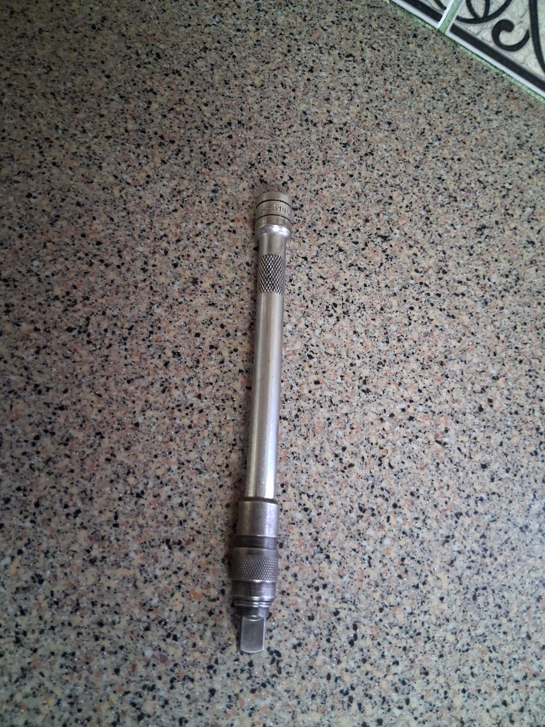 S-K  3/8"  Drive 7" Locking Knurled Extension No 45185