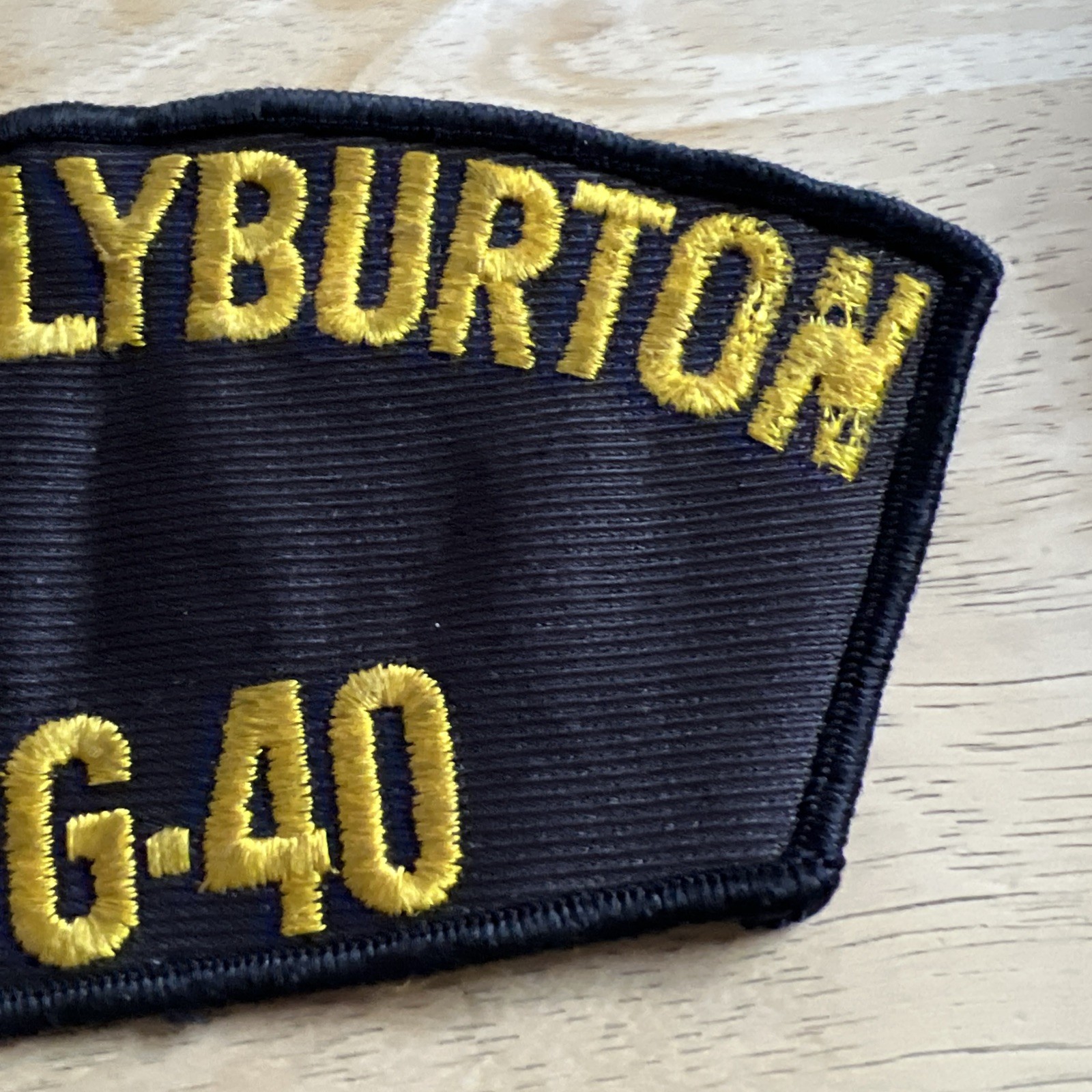 USN USS Halyburton FFG-40 Hat Patch