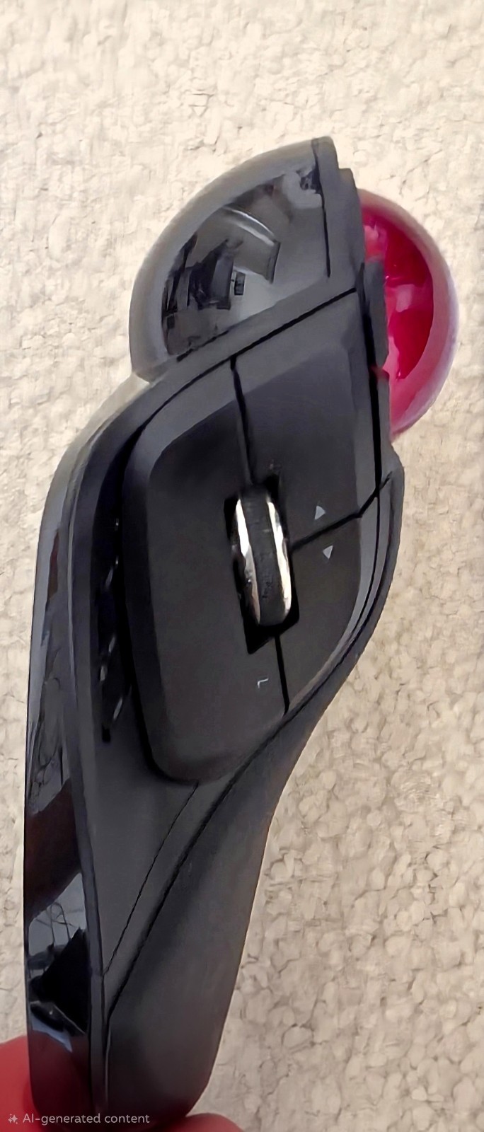 ELECOM HUGE Trackball Mouse, 2.4GHz Wireless, Finger Control, 8-Button M-HT1DRBK