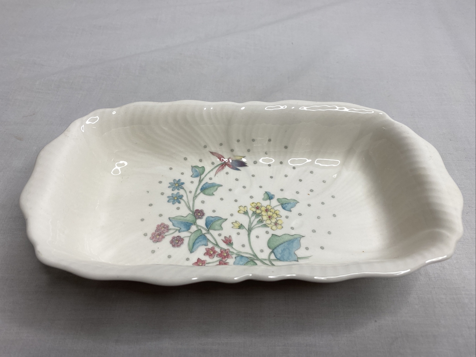 Starlette Akura Japan Porcelain Candy Dish Serving Dish 8” x 4-5/16”