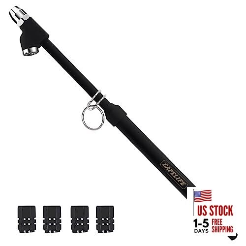 Tire Pressure Gauge Heavy Duty Air Pressure Tire Gauge, Straight-on Foot Dual