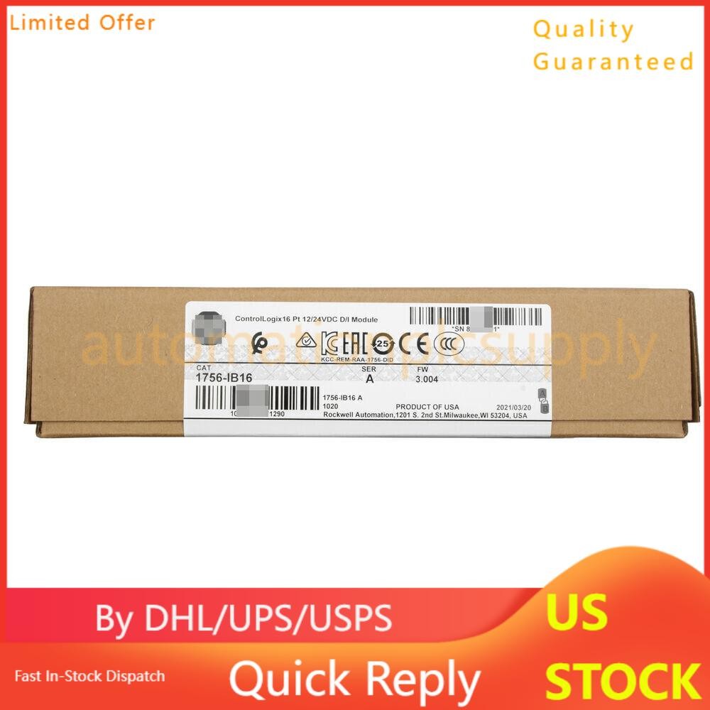 1756-IB16 New Factory Sealed AB ControlLogix Input Module US Free Tax