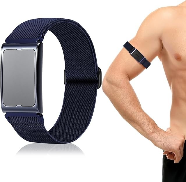 22mm Sport Stretchy Ankle/Arm Band with Amazfit Helio, Quick Release Elastic ...