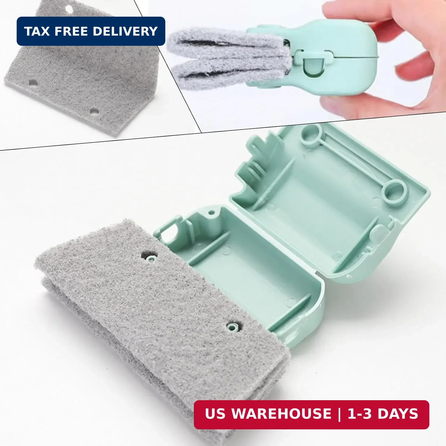 CRAFNEW 14Pcs Window Track Cleaning Tools, Deep Clean Groove Gap cleaning brush