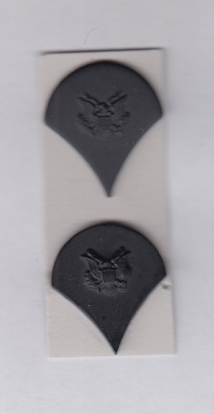 US Army Enlisted E-4 Specialist Fourth Class SPC rank duty badge set c/b