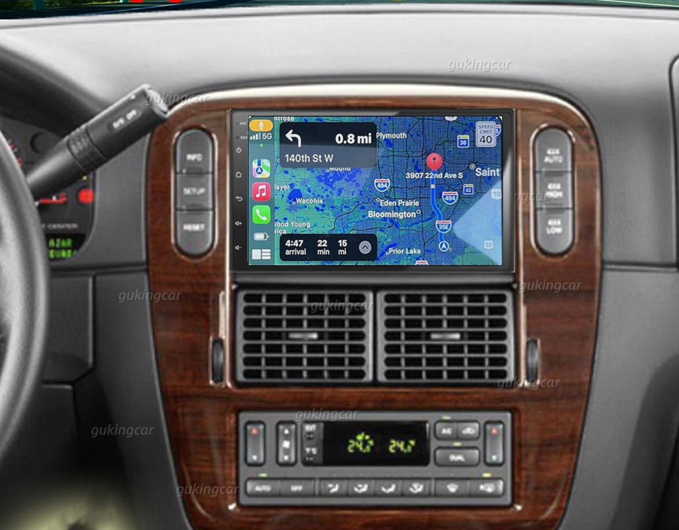 For 1998-2005 Ford Explorer 7" Android 15 Carplay Car Stereo Radio GPS Navi SWC