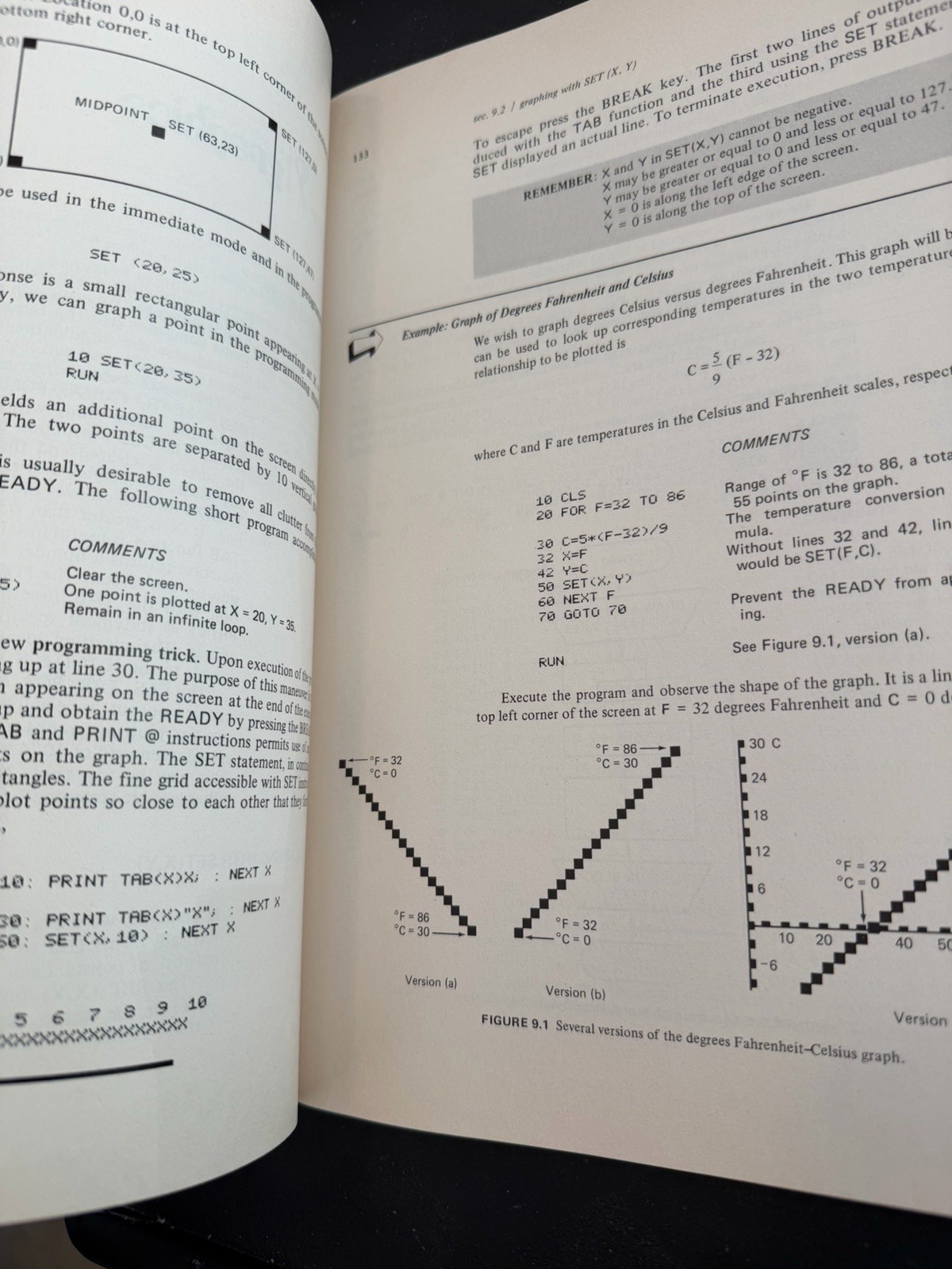 Vintage Computer Programming Book 1980 TRS-80 Level II Basic
