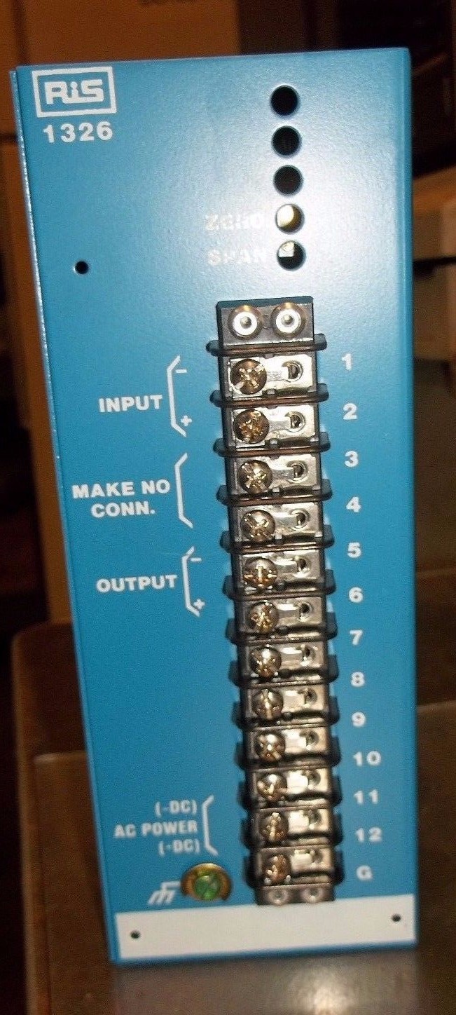 RIS AMETEK XSC-1326-89093C ISOLATED MILLIVOLT TRANSMITTER 230VAC 0-50MVDC(WL32-2