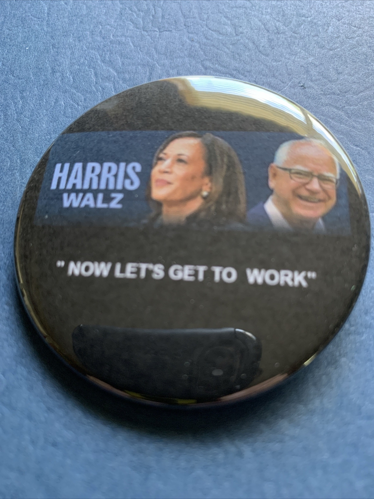 2024 Kamala Harris Tim Walz Presidential Campaign Pinback Button