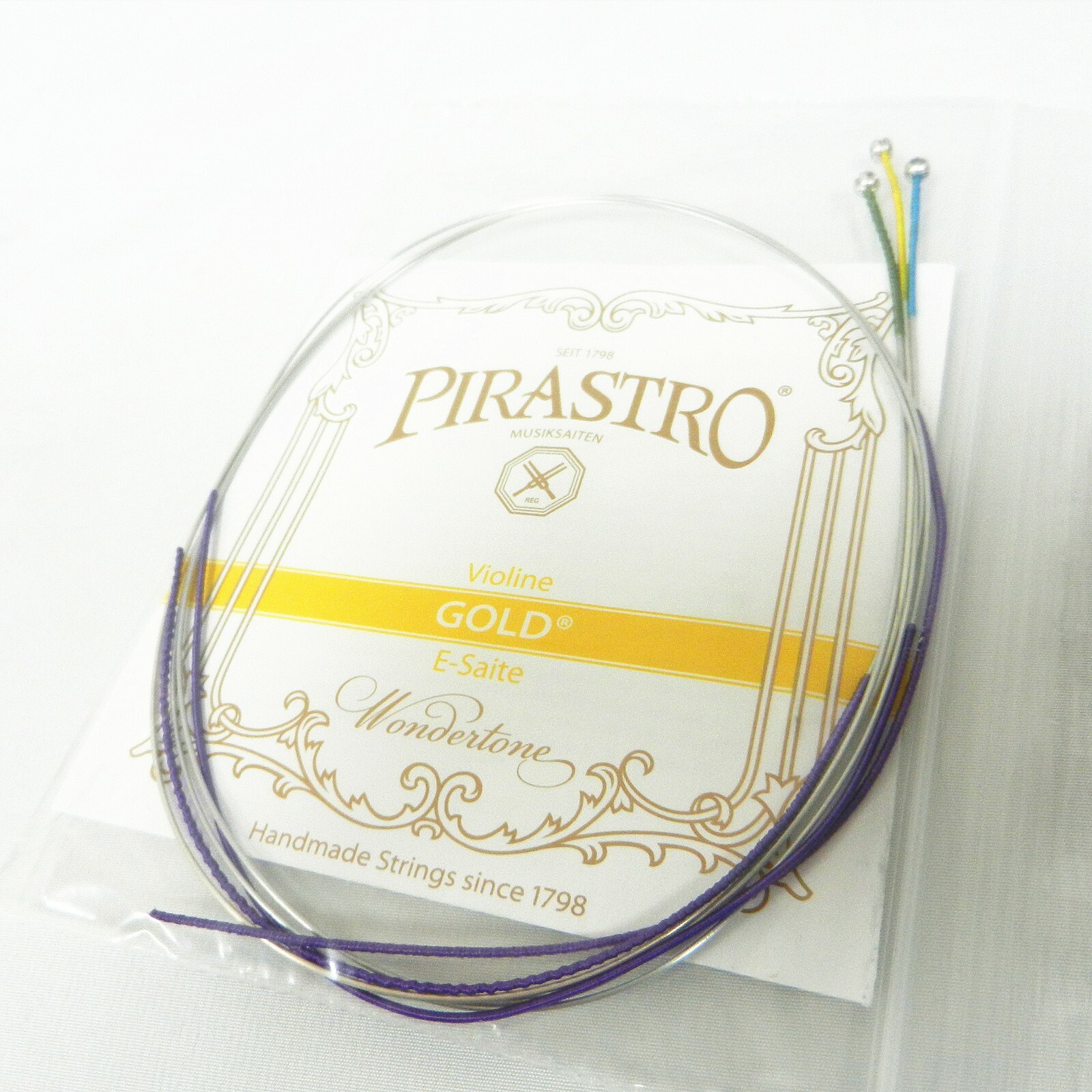 ^_^ *** Dominant Violin String set W/ Gold Label E Ball End- 4/4 Full Size***
