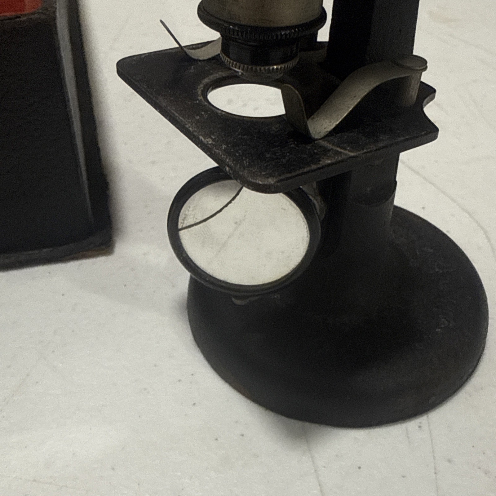 Antique Collectable WOLLENSAK MICROSCOPE 250 POWER Original Box