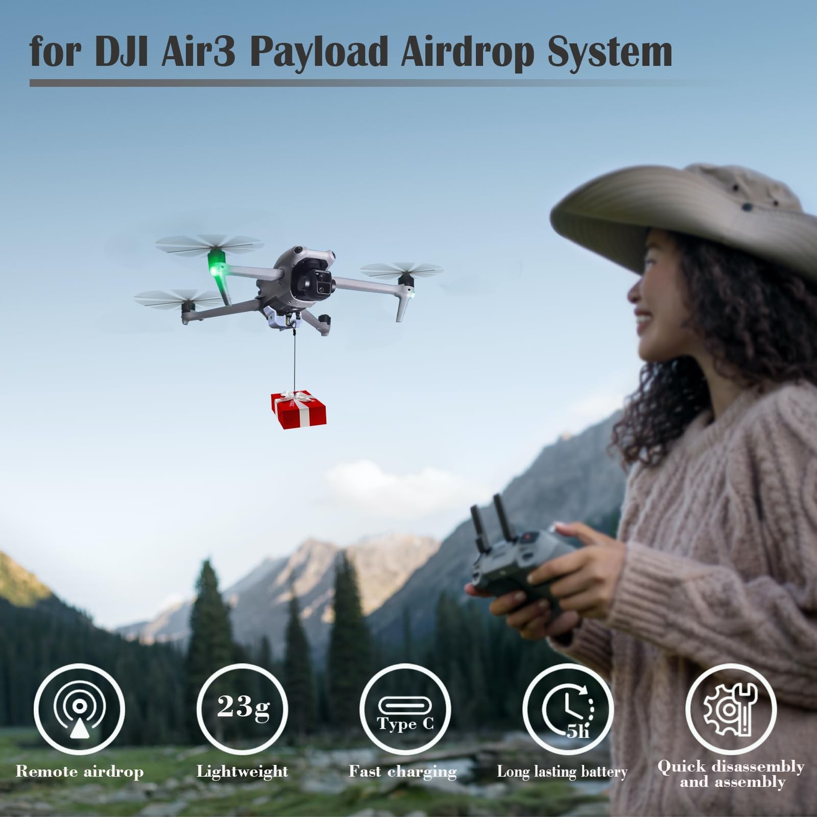 Payload Airdrop System for Air3 3S
