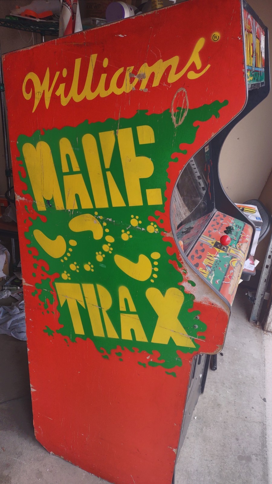 Williams Make Trax Full-Size Video Game Arcade Machine – Works Great!